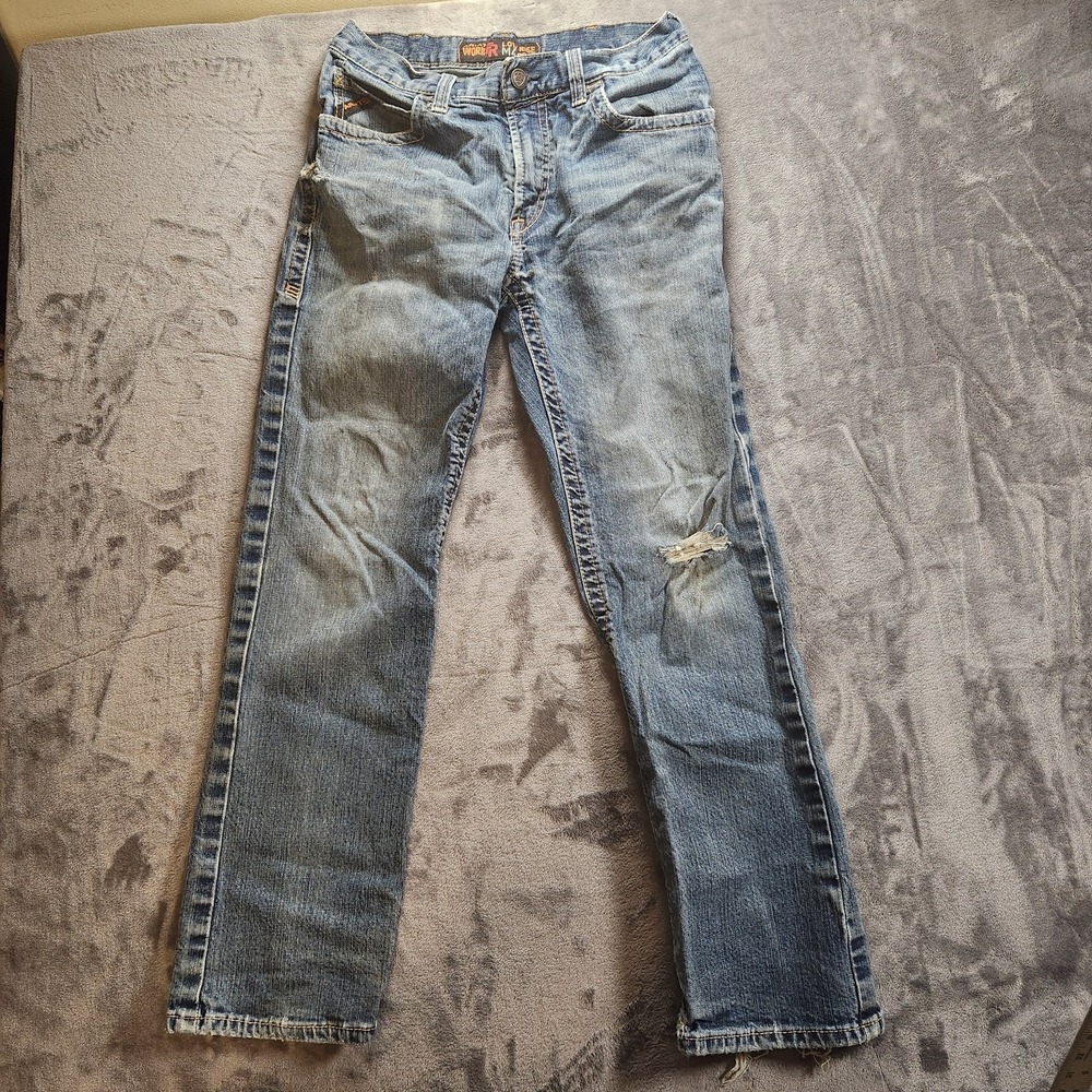Ariat Jeans Mens 30x30 Blue FR M4 Low Rise Bootcut Flame Resistant Cat2 Workwear